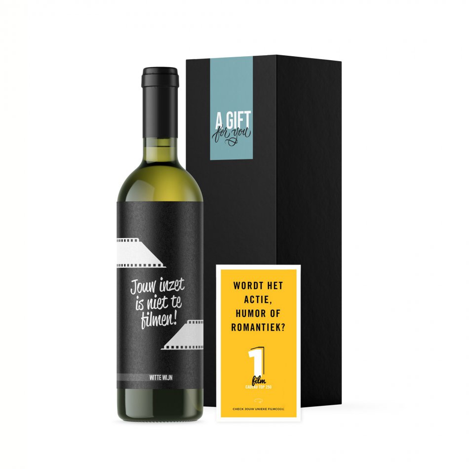 Jouw inzet is niet te filmen - Wit