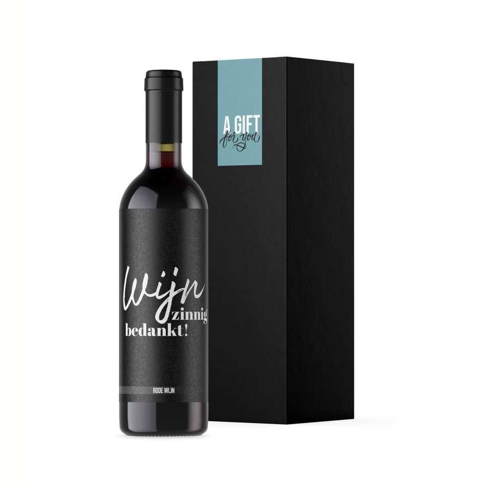 Wijnzinnig Bedankt - Rood