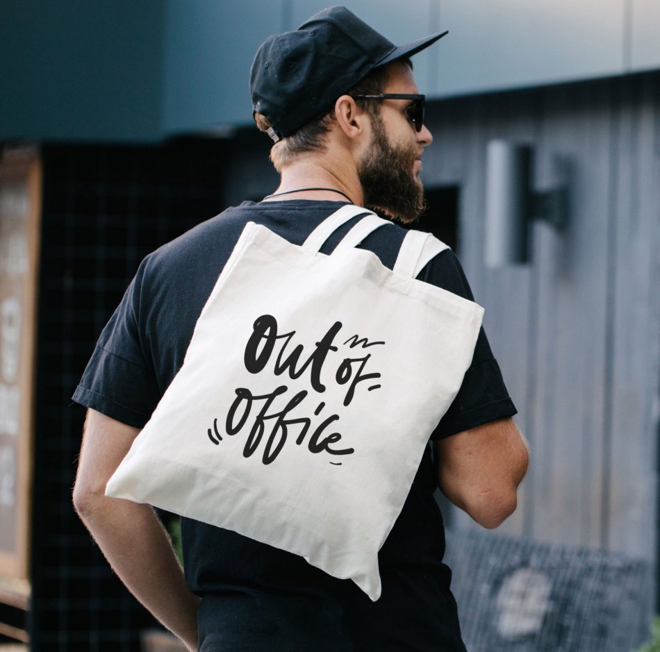 Draagtas OUT OF OFFICE