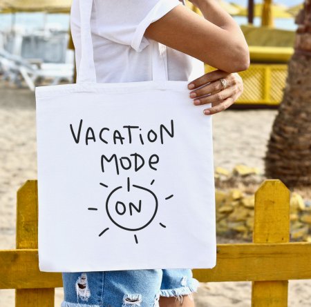 Draagtas VACATION MODE ON
