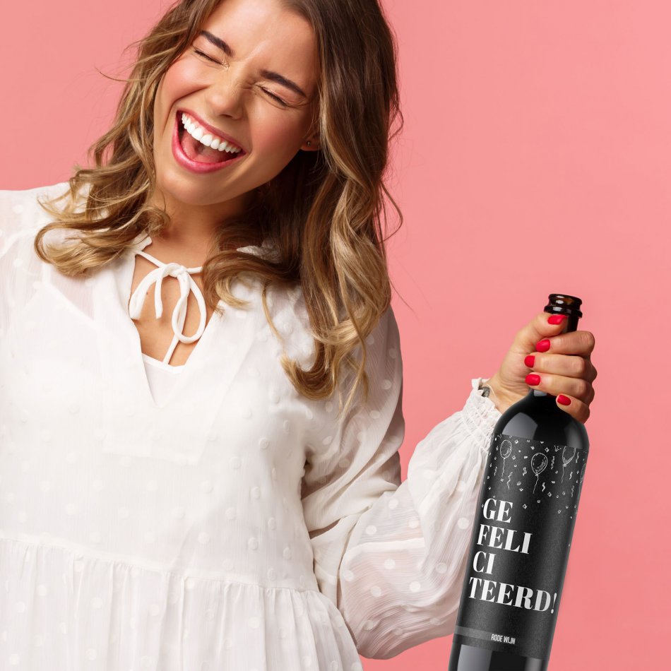 Gefeliciteerd - Rood