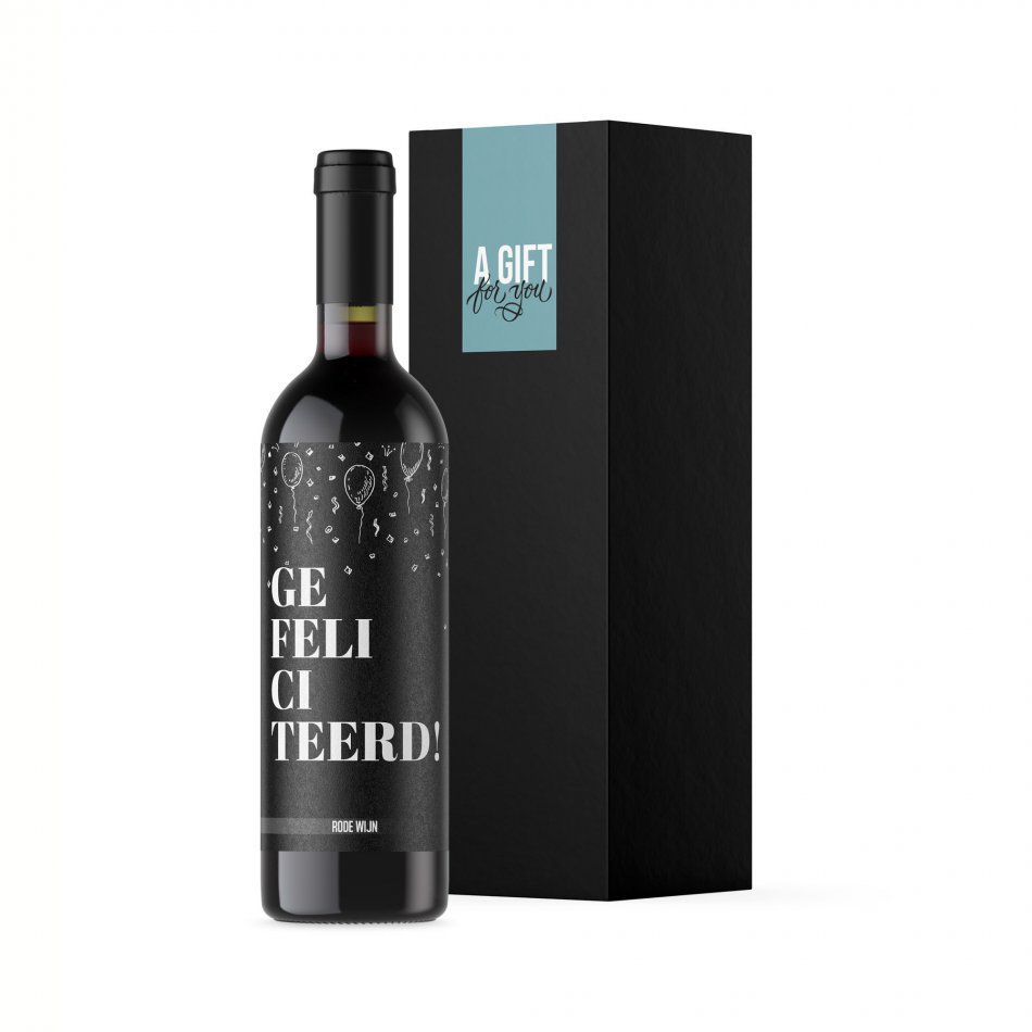 Gefeliciteerd - Rood