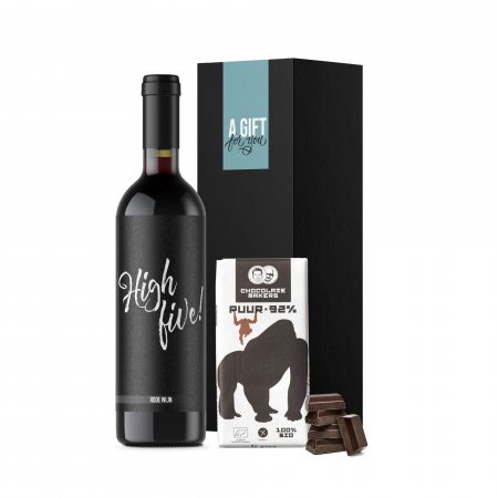 High Five & Chocolate - Rood