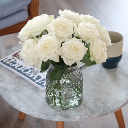 Witte Brievenbusrozen