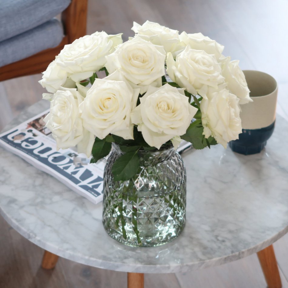 Witte Brievenbusrozen