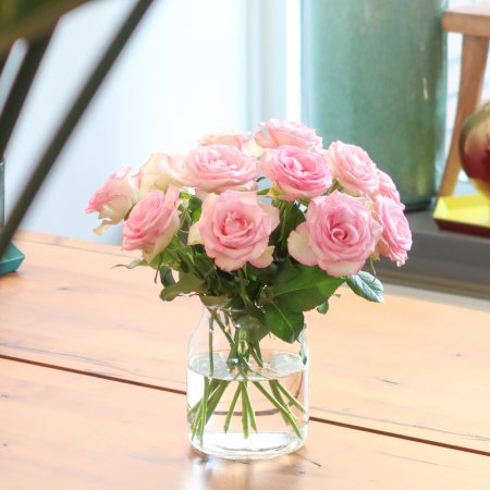 Roze Brievenbusrozen