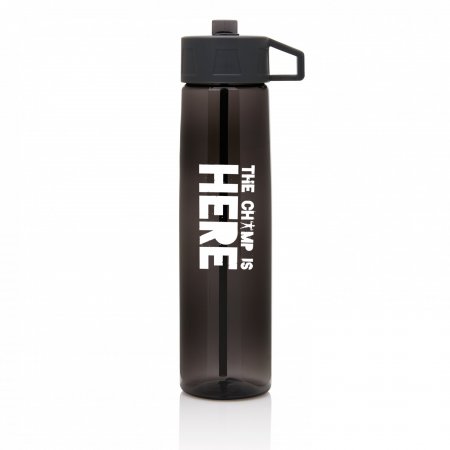 Sportbidon The Champ Is Here - Zwart