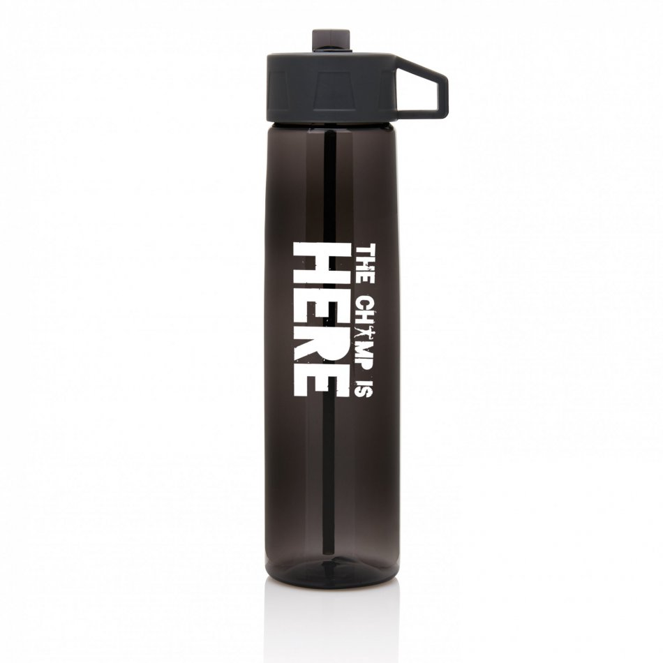 Sportbidon The Champ Is Here - Zwart