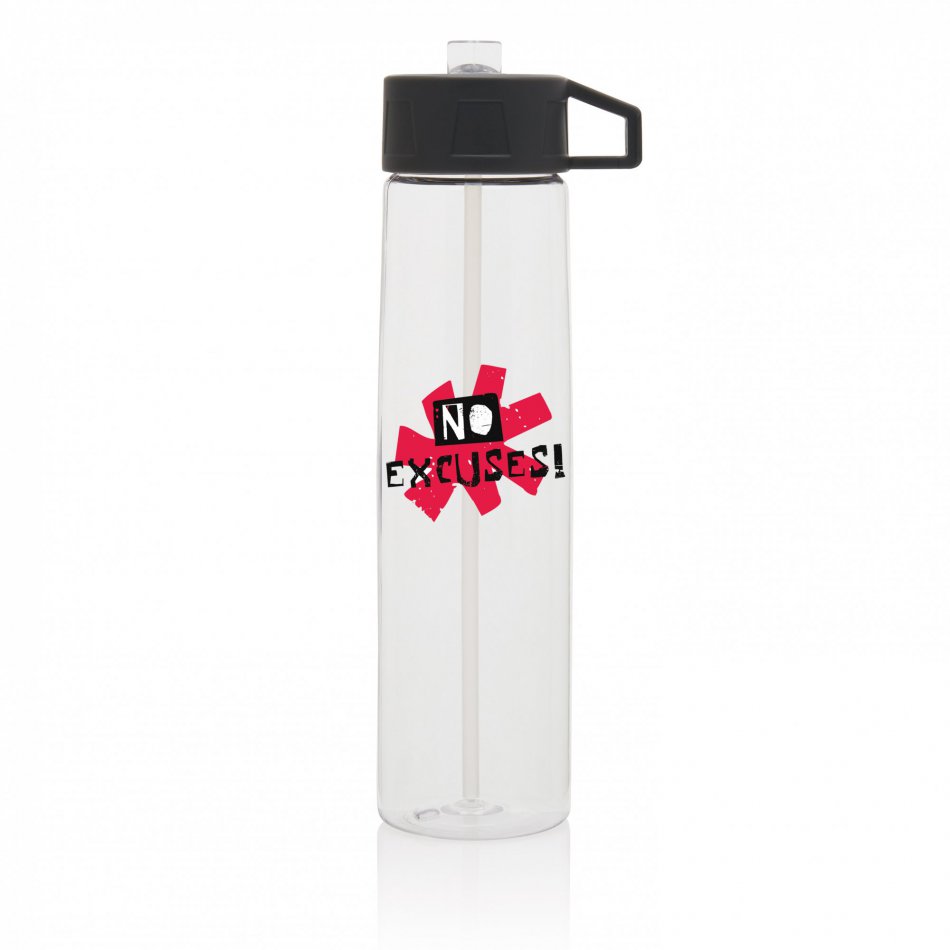 Sportbidon No Excuses - Transparant