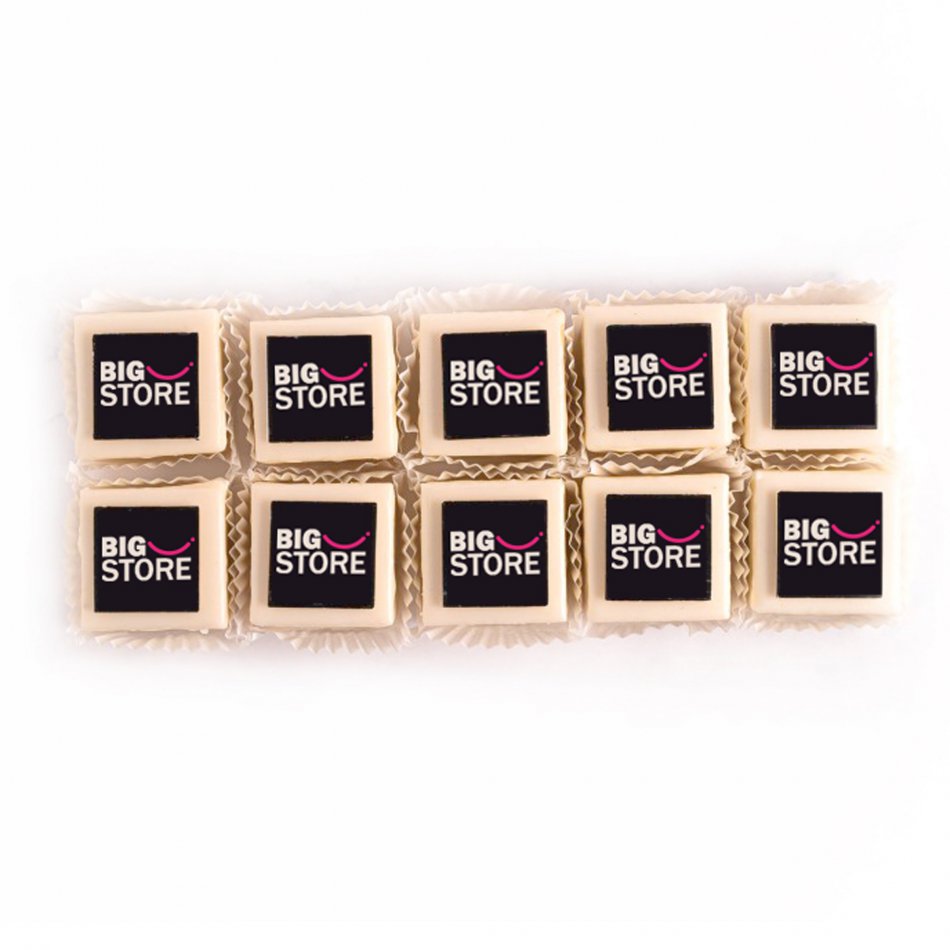 Petit Fours met logo/foto 10 stuks