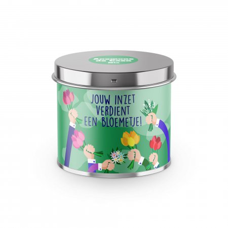 Jouw inzet verdient een bloemetje