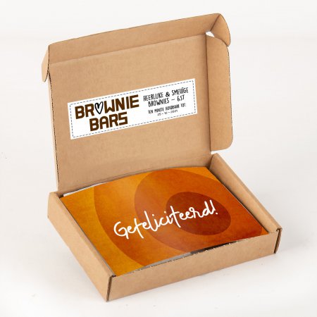Brownies Gefeliciteerd