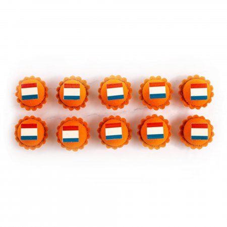 Luxe Oranje Petit Fours (10 stuks)