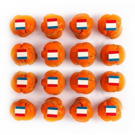Oranje Soesjes<BR>16 stuks