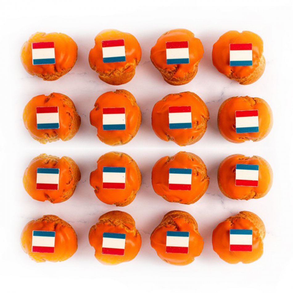 Oranje Soesjes<BR>16 stuks