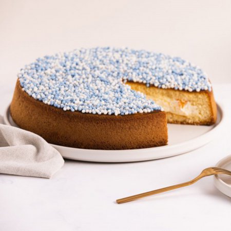 Geboorte taart Jongen (12 personen)