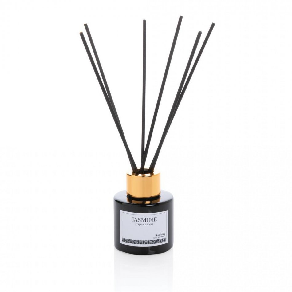 Ukiyo deluxe geurstokjes jasmine zwart
