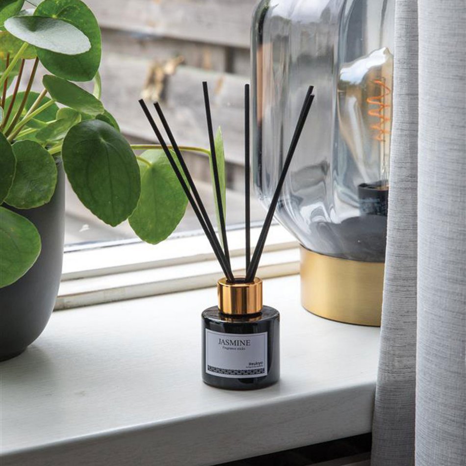 Ukiyo deluxe geurstokjes jasmine zwart